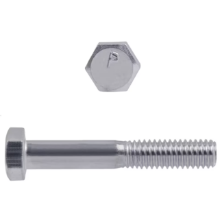 Paulin 5/8" X 2" Hex Bolt, UNC GR5 Zinc Plated, 25 Box 075-675