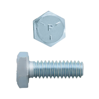 Paulin 1/4" X 3/4" Hex Bolt, UNC GR5 Zinc Plated, 100 Box 075-307