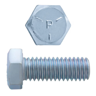 Paulin 3/8" X 1" Hex Bolt, UNC GR5 Plated, 100 Box 075-489