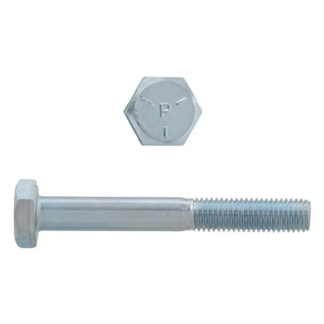 Paulin 1/4" X 2-1/2" Hex Bolt, UNF GR5 Plated, 100 Box 076-318