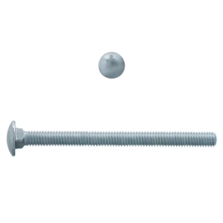 Paulin 5/16" X 4" UNC Plated Carriage Bolt, 100 Box 129-459