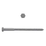 Paulin 3/8" X 6" Galvanized Hex Bolt, 50 Box 850-509