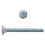 Paulin 1/4" X 2-1/2" Galvanized Carriage Bolt, 100 Box 852-318