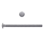 Paulin 5/16" X 5" Galvanized Carriage Bolt, 100 Box 852-461