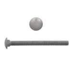 Paulin 1/2" X 6" Galvanized Carriage Bolt, 25 Box 852-599