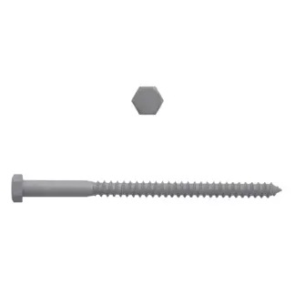 Paulin 3/8" X 6" Galvanized Lag Bolt, 50 Box 854-509