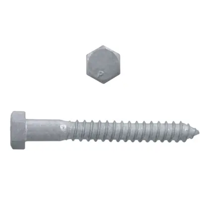 Paulin 1/2" X 4" Galvanized Lag Bolt, 50 Box 854-594