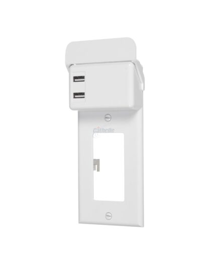 Powersource Wall Plate with USB Charger, White 5310