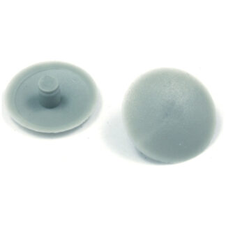 Reliable Fasteners Screw Cover Caps - #8 - Square Drive - Grey Plastic - 25 Per Pack PPCG8MR