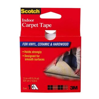 Scotch Double-Sided Indoor Carpet Tape 1-1/2" X 42' CT2010