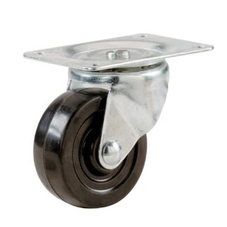 Shepherd 1-1/4" Swivel Caster, Rubber 9487