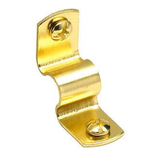 Shur-Trim Stair Rod Clips, Brass, 8 Pack SR-500408