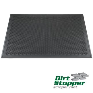 3' X 5' Dirt Stopper Mat, Black DIRTS3X5