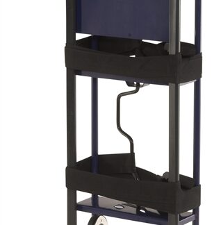 ProSource Hand Truck, 700 lb Weight Capacity, 5-1/2 in D x 22 in W Toe Plate, Blue