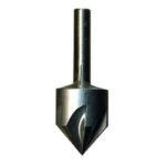 TASK T60058 Drill Bit, 5/8 in Dia, Countersink, 5-Flute, 1/4 in Dia Shank