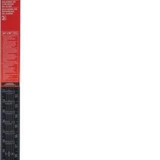 TASK T58221 Rafter Square, 8ths, 10ths, 12ths and 16ths Graduation, Steel, Powder-Coated