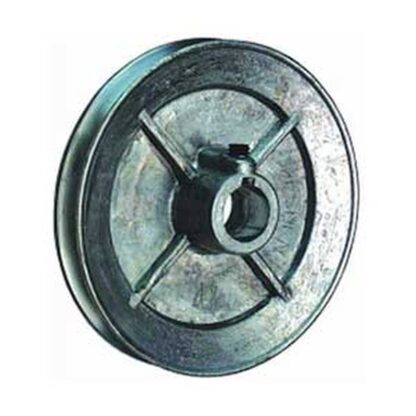 DYNALINE 55403 Die-Cast Pulley, 5/8 in Bore, 2 in OD, 1-Groove, 3L, 4L Belt, Aluminum