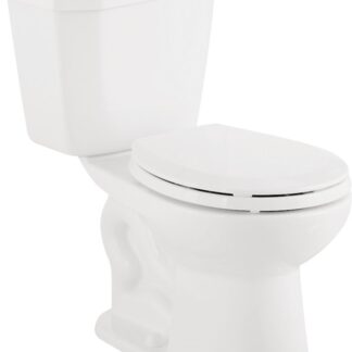 Foremost Canada TT-2010-WL 2-Piece High Efficiency Toilet, 1.08 gpf, Round, 12 in, Vitreous China, Soft White