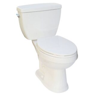 Foremost Canada TT-8210-WL Toilet, 1.6 gpf, Elongated, 10 in, Vitreous China, Soft White