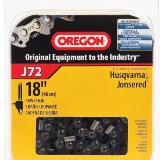 Oregon J72 Chainsaw Chain, 18 in L Bar, 0.058 Gauge, 0.325 in TPI/Pitch, 72-Link