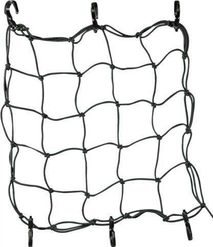 ProSource FH92105 Cargo Net, 30 in L, 15 in W, Rubber, Black