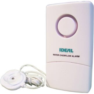 IDEAL SECURITY SK606 Water Detector Alarm, Battery, 9 V, 105 dB, White