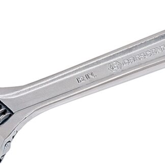 Crescent AC212VS Adjustable Wrench, 12 in OAL, 1-1/2 in Jaw, Steel, Chrome, Non-Cushion Grip Handle