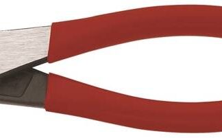 KLEIN TOOLS D228-8 Diagonal Cutting Plier, 8-1/16 in OAL, 1-3/16 in Cutting Capacity, Red Handle, Pistol-Grip Handle
