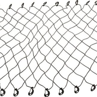 ProSource FH92102 Cargo Net, 96 in L, 72 in W, Rubber, Black