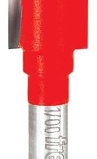 Freud 42-106 Flush Trim Bit, 1/2 in Dia Cutter, 2-1/8 in OAL, 1/4 in Dia Shank, 2-Cutter, Carbide