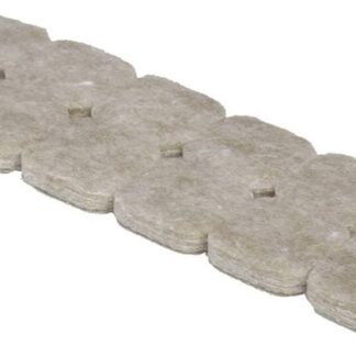 Shepherd Hardware 9815 Furniture Pad, Felt Cloth, Beige, 1 in L, 1 in W, 3/16 in Thick, Square