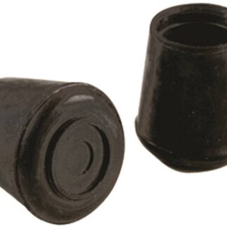 Shepherd Hardware 9224 Furniture Leg Tip, Round, Rubber, Black, 1-1/4 in Dia