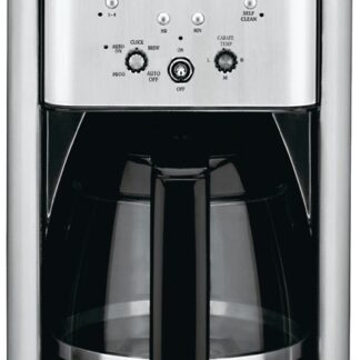 Cuisinart DCC-1200C Coffee Maker, 12 Cups Capacity, 1025 W, Stainless Steel, Automatic Control