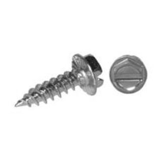 Reliable SZ812VP Screw, #8-15 Thread, 1/2 in L, Hex Drive, Self-Tapping, Type S Point, Steel, Zinc, 100 BX