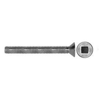 Reliable FKMZ Series FKMZ14114VP Machine Screw, 1/4-20 Thread, 1-1/4 in L, Full, Imperial Thread, Flat Head, Steel, Zinc