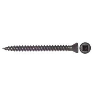 Reliable RzR Series DWTH6214C1 Screw, 2-1/4 in L, Fine, Full Thread, Flat Head, Square Drive, Type S Point, Steel
