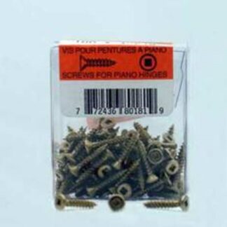 Reliable FKWB534VP Screw, #5-20 Thread, 3/4 in L, Full, Twin Lead Thread, Flat Head, Square Drive, Regular Point, Steel