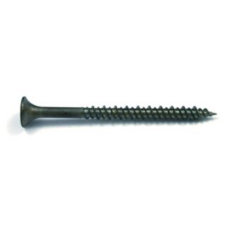 Reliable FKHLP8212C5 Floor Screw, #8-16 Thread, 2-1/2 in L, High-Low, Partial Thread, Bugle, Flat Head, Square Drive