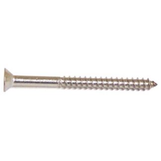 Reliable FKAS1034VP Screw, 3/4 in L, Flat Head, Square Drive, Self-Tapping, Type A Point, Stainless Steel, 100 BX