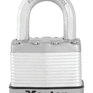 Master Lock Magnum Series M5BLCTHC Padlock, Alike Key, 3/8 in Dia Shackle, Boron Carbide Shackle, Steel Body