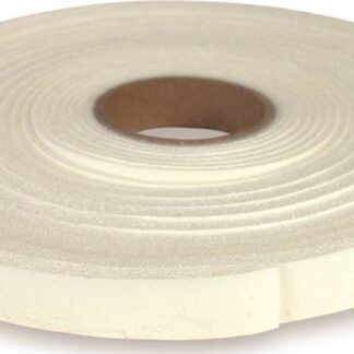 Climaloc CF12003 Insulating Foam Tape, 1/2 in W, 16.4 ft L, 3/16 in Thick, Polyurethane, White
