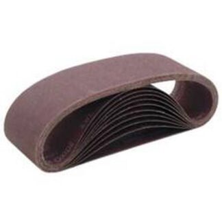 NORTON Metalite R255 27927 Portable Sanding Belt, 3 in W, 21 in L, 40 Grit, Extra Coarse, Aluminum Oxide Abrasive