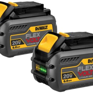 DeWALT DCB606-2 Rechargeable Battery Pack, 20/60 V Battery, 6 Ah