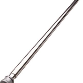 Simple Spaces SD-SR36-C3L Shower Curtain Rod, 7-1/2 lb, 36 to 63 in L Adjustable, 1 in Dia Rod, Steel, Chrome
