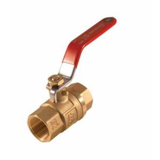 aqua-dynamic 1197-007 Ball Valve, 1-1/2 in Connection, Threaded, 600 psi Pressure, Brass Body