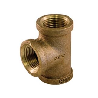 aqua-dynamic 4493-002 Pipe Tee, 3/8 in, FPT, Bronze