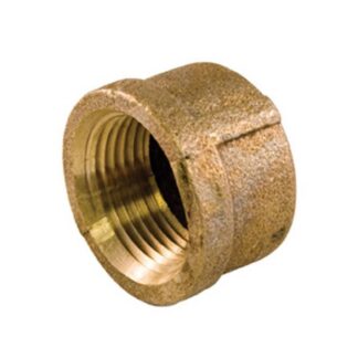 aqua-dynamic 4497-001 Pipe Cap, 1/4 in, FPT, Bronze