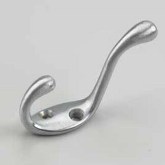 Richelieu 235FBV Coat Hook, 2-Hook, Metal