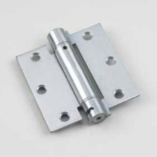 Onward 5821NBR Spring Hinge, 44.5 mm W Frame Leaf, 88.8 mm H Frame Leaf, Steel, Nickel, Non-Removable Pin, 30 lb