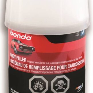 Bondo 262C Body Filler, 1 qt Can, Paste, Pungent Organic